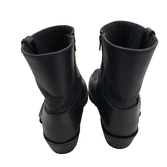 DINGO REV UP ZIPPER MOTORCYCLE BOOTS - SQUARE TOE 11.5D - Picture 8 of 11